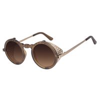 OC.CL.3291.4 Oculos de Sol Unissex Alok Iconico Steampunk 2.0 Dia dos Namorados Degrade Marrom -6-